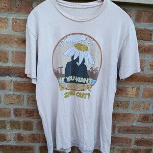 Cat Stevens Harold and Maude Shirt "If You Want to Sing Out, Sing Out" Sz L READ